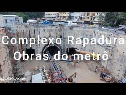 Obras do Metrô linha 2 verde – Complexo Rapadura, explicando o projeto