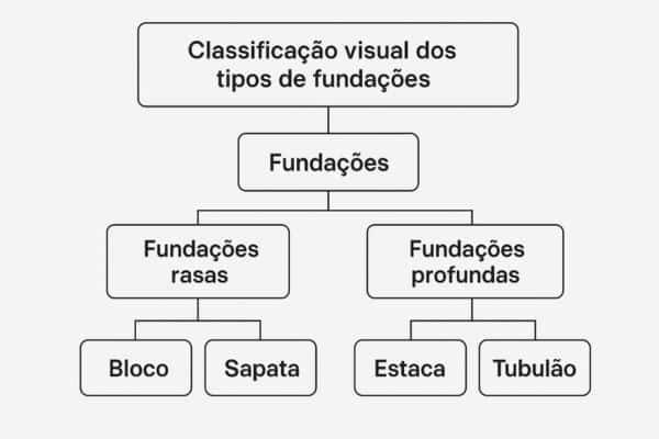 diferentes tipos de fundações