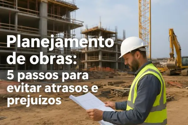 Planejamento de obras: 5 passos para evitar atrasos e prejuízos