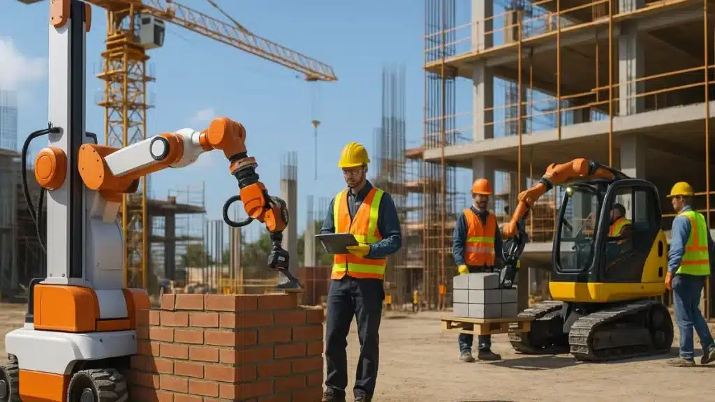 Automação substitui a mão de obra na construção ou complementa