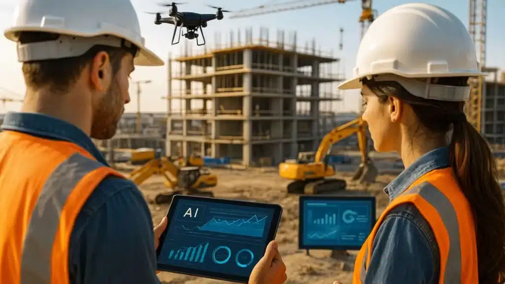 Como a Inteligência Artificial Está Transformando Canteiros de Obras no Brasil