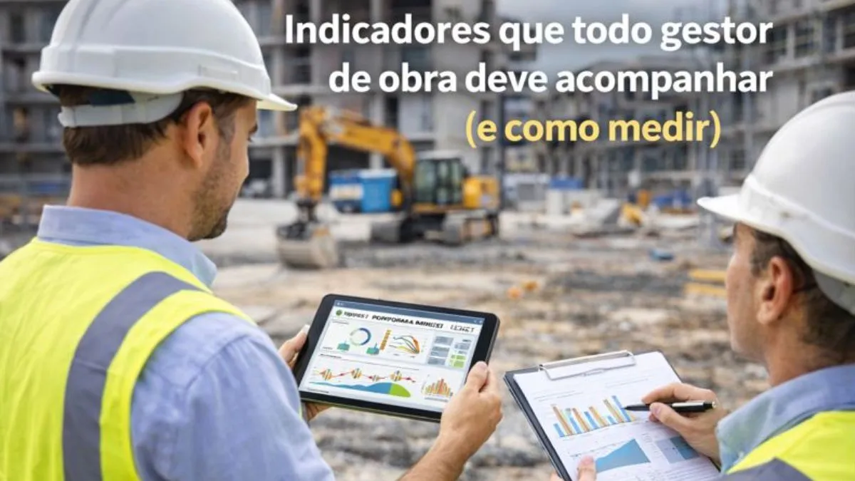 Indicadores que todo gestor de obra deve acompanhar (e como medir)