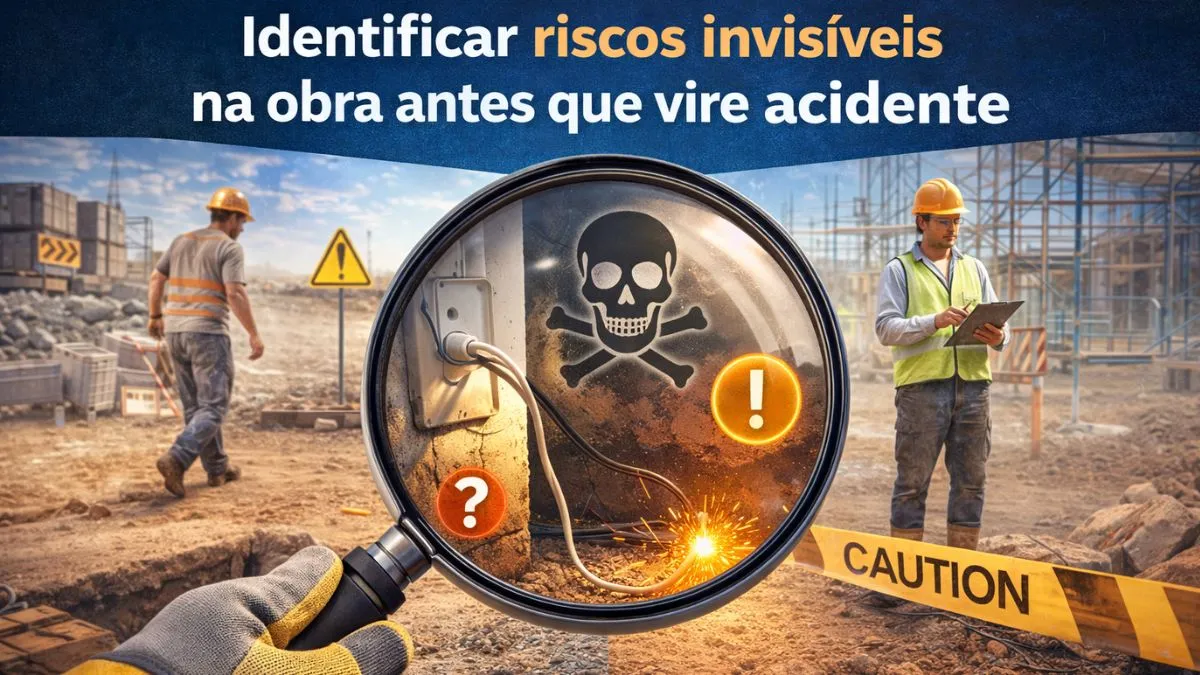 Como identificar riscos invisíveis na obra antes que vire acidente