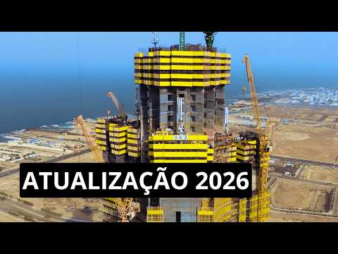 O Arranha-Céu de 1KM da Arábia Saudita Cresce Rapidamente! — Atualização 2026