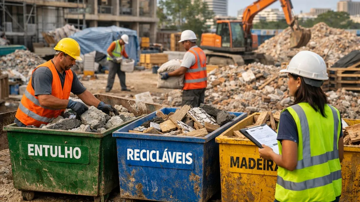 7 estratégias para controlar resíduos de construção e demolição