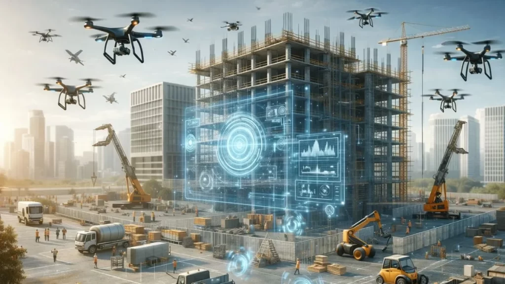 Robôs e inteligência artificial na construção
