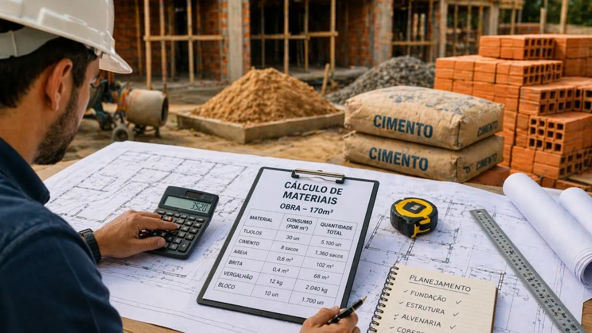 Como calcular a quantidade de material para sua obra