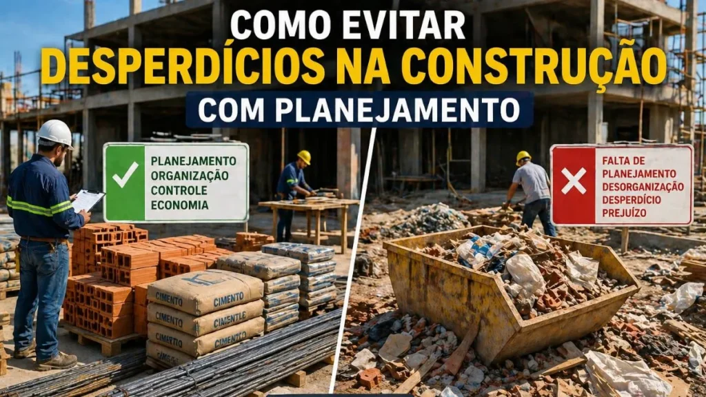 Como evitar desperdícios na construção civil com planejamento