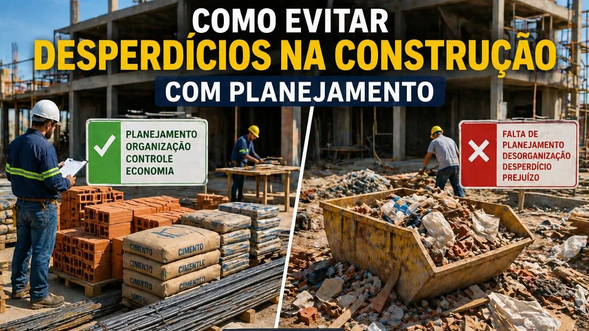 Como evitar desperdícios na construção civil com planejamento