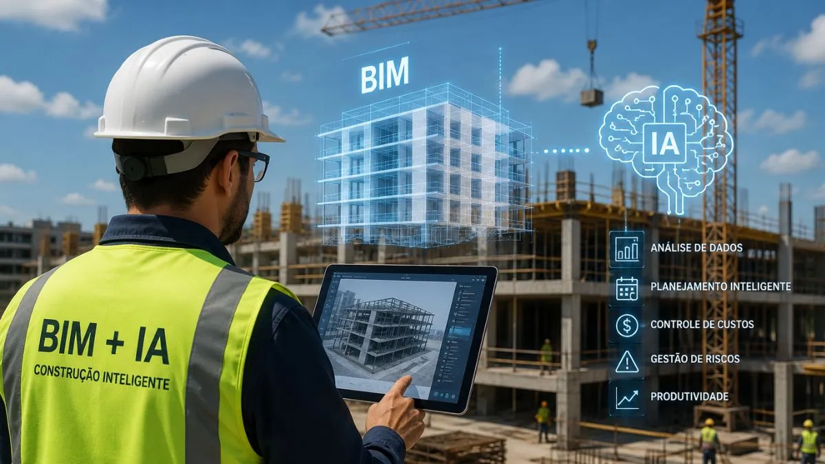 Como BIM e IA estão revolucionando os canteiros de obras