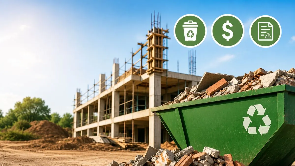 Resíduos da construção civil: como reduzir desperdícios, custos e multas na obra