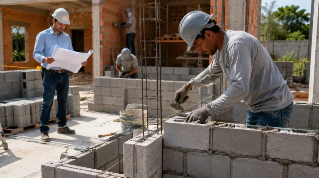 Preço da mão de obra na construção civil