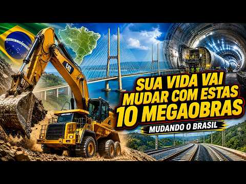 O Brasil está CONSTRUINDO O FUTURO: 10 obras gigantes que vão melhorar SUA vida