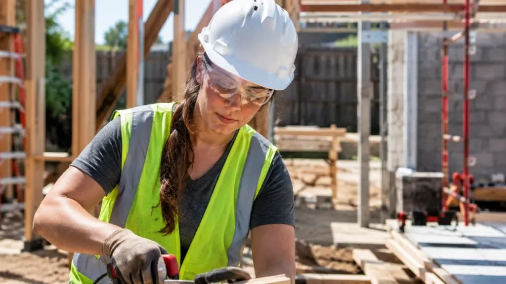 mulheres na construção civil