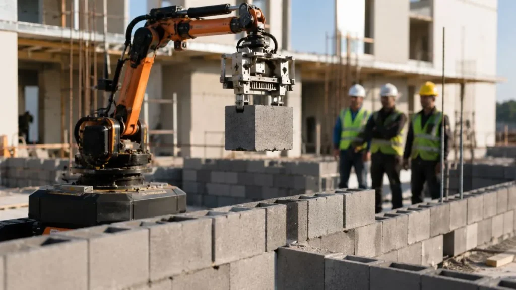 robótica para construção civil