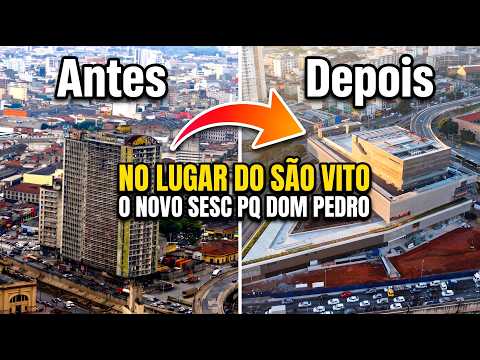 O Gigante do Centro de São Paulo Está Ganhando Forma! Veja Como Está o Novo Sesc