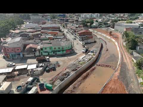 Obras de alargamento e contenção do rio Cotia em Barueri 30-07-2026