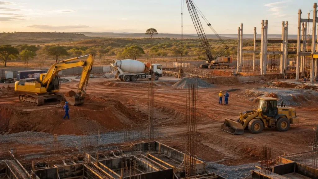 construção civil no interior do Brasil