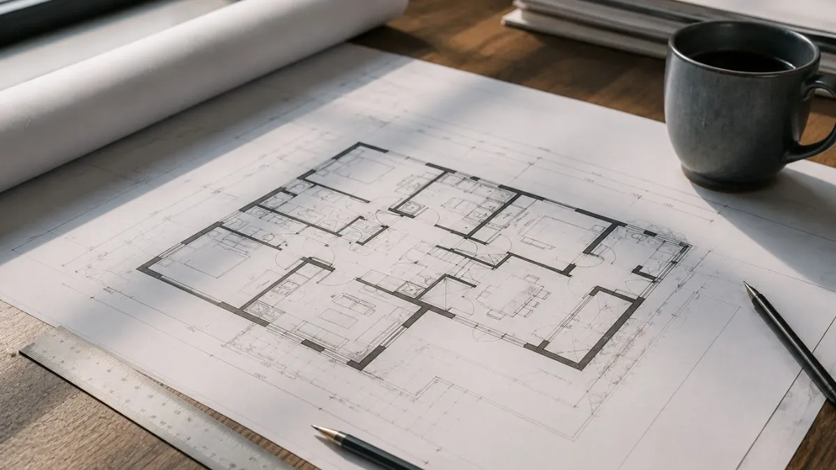 erros de planta residencial