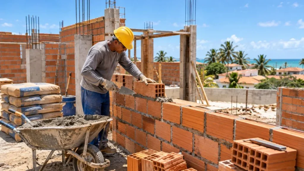 Custo da construção civil aumenta 0,7% em agosto no RN