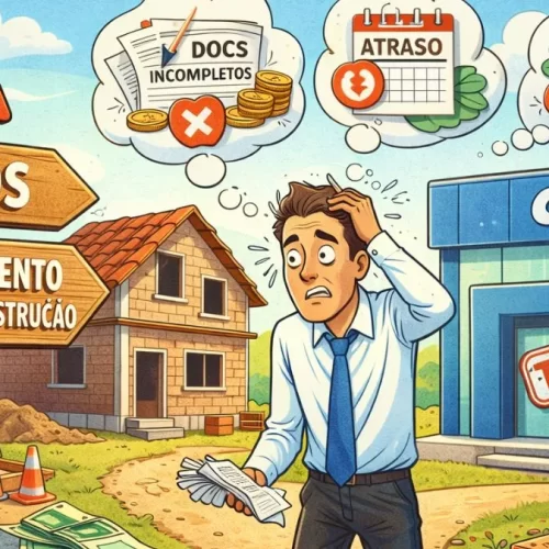 erros no financiamento de terreno e construção pela Caixa