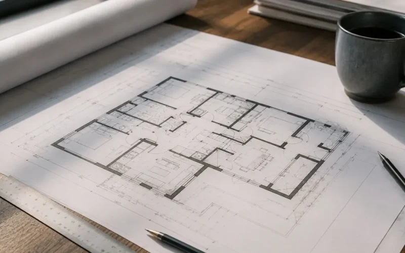 erros de planta residencial
