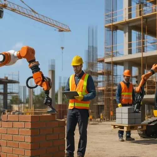 Automação substitui a mão de obra na construção ou complementa