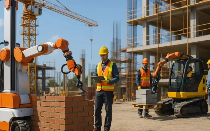 Automação substitui a mão de obra na construção ou complementa