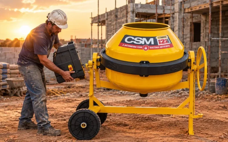 Betoneira antifurto da CSM: como funciona a IZI MAX