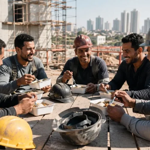 alimentação obrigatória construção civil