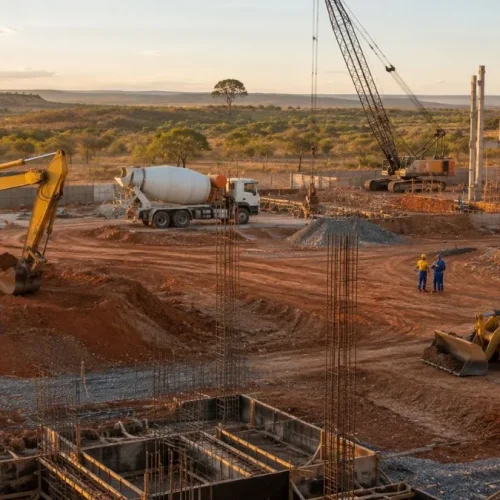 construção civil no interior do Brasil