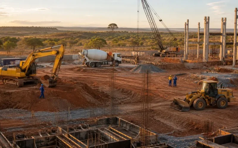 construção civil no interior do Brasil