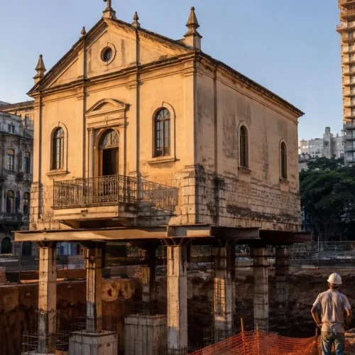 Cidade Matarazzo: como a capela de 1.200 toneladas flutua