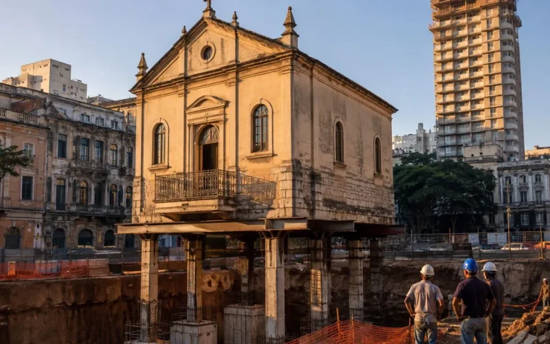Cidade Matarazzo: como a capela de 1.200 toneladas flutua