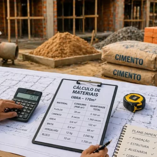 Como calcular a quantidade de material para sua obra