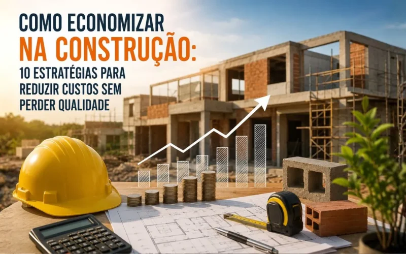 Como economizar na construção: 10 estratégias para reduzir custos sem perder qualidade