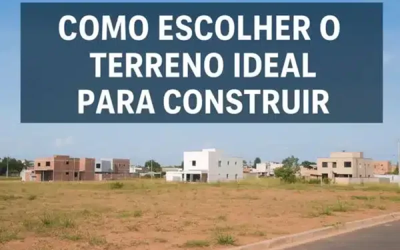 Como escolher o terreno ideal para construir: checklist essencial