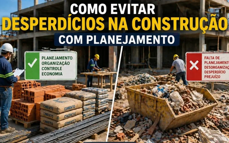 Como evitar desperdícios na construção civil com planejamento