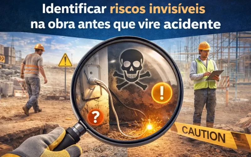 Como identificar riscos invisíveis na obra antes que vire acidente