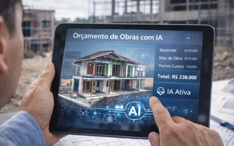 Como usar IA para orçamento de obras passo a passo