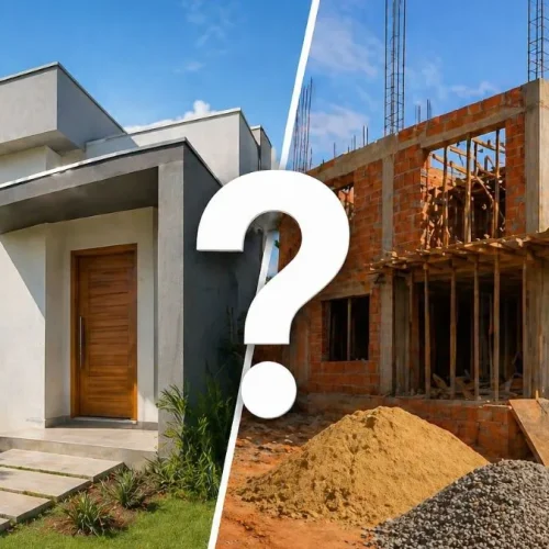 Construir ou comprar pronto: o que compensa mais?