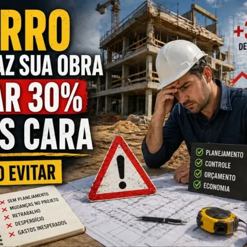 Custos de obra: o erro que encarece sua construção (e como evitar até 30% de prejuízo)