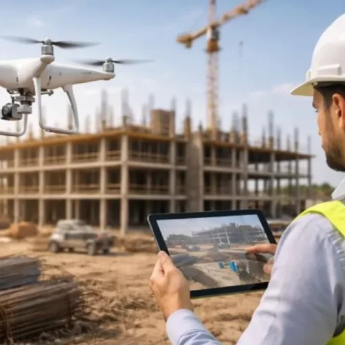 Drones na construção civil: mais precisão, menos erros