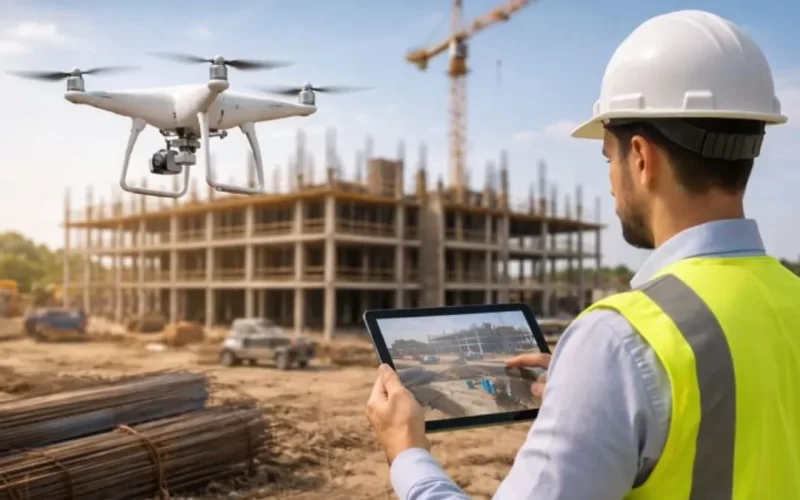 Drones na construção civil: mais precisão, menos erros