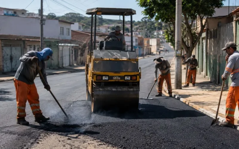 licitação de asfalto e drenagem