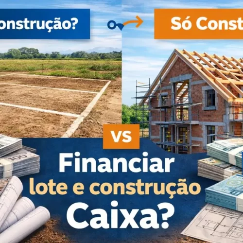 financiar lote e construção Caixa