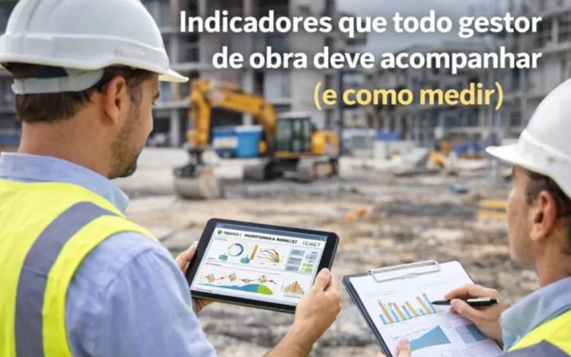 Indicadores que todo gestor de obra deve acompanhar (e como medir)