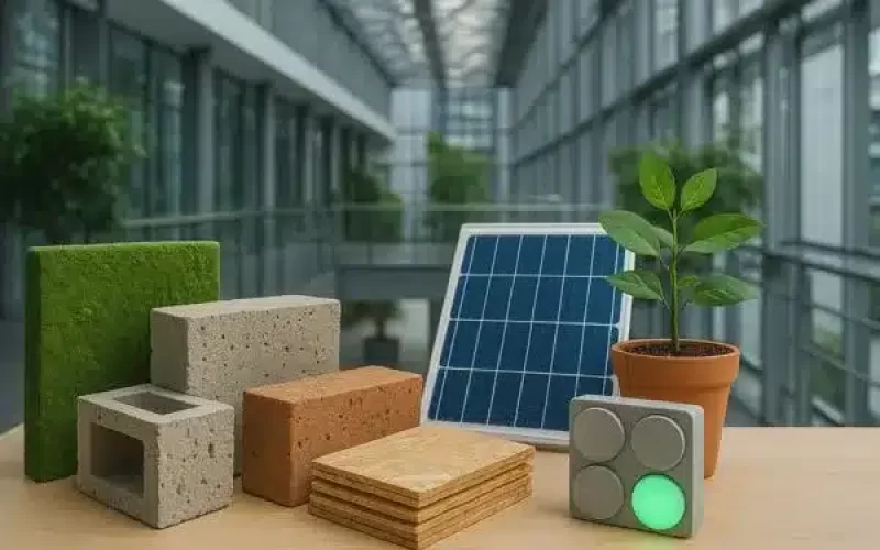 Materiais Ecológicos e Inteligentes na Engenharia Civil.