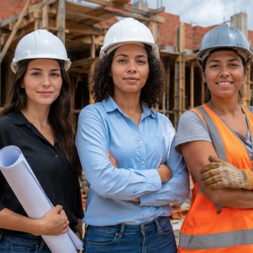 mulheres na construção civil