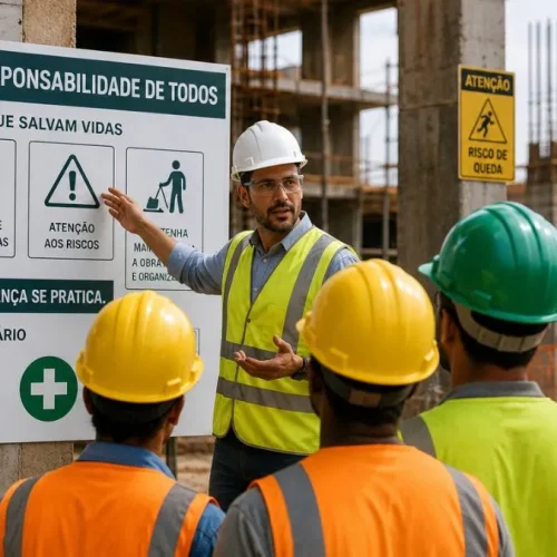 Por que treinamentos de segurança na construção falham